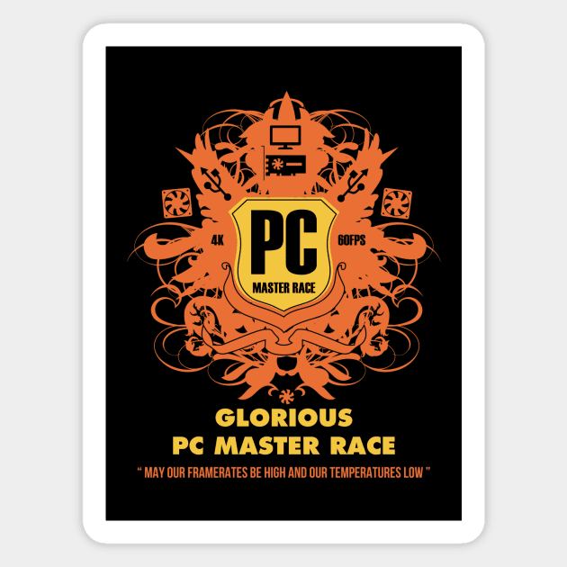 PC Master Race Magnet by YiannisTees